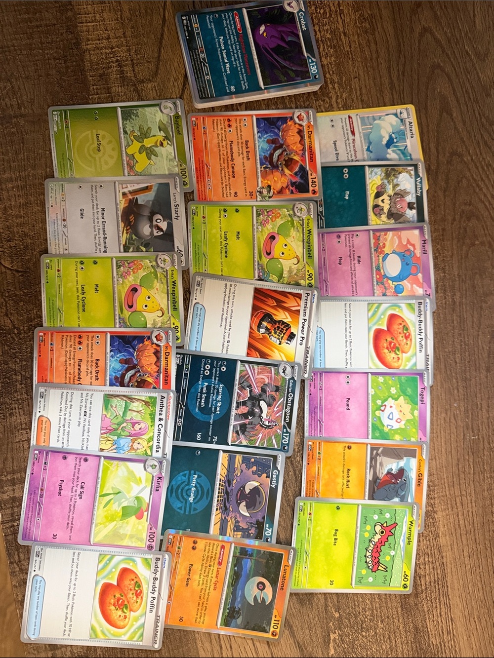 Mixed Pokémon TCG Card Lot - Colorful Assortment 50 cards-A